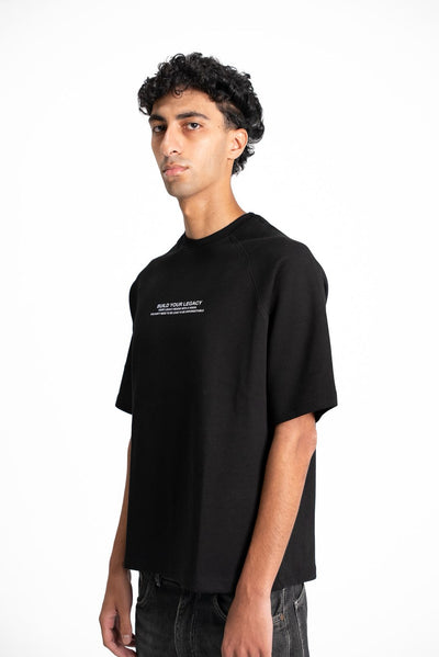 Noxen Black Tee - front view