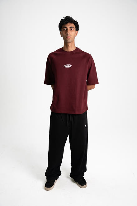 Noxen Burgandy Tee - front view