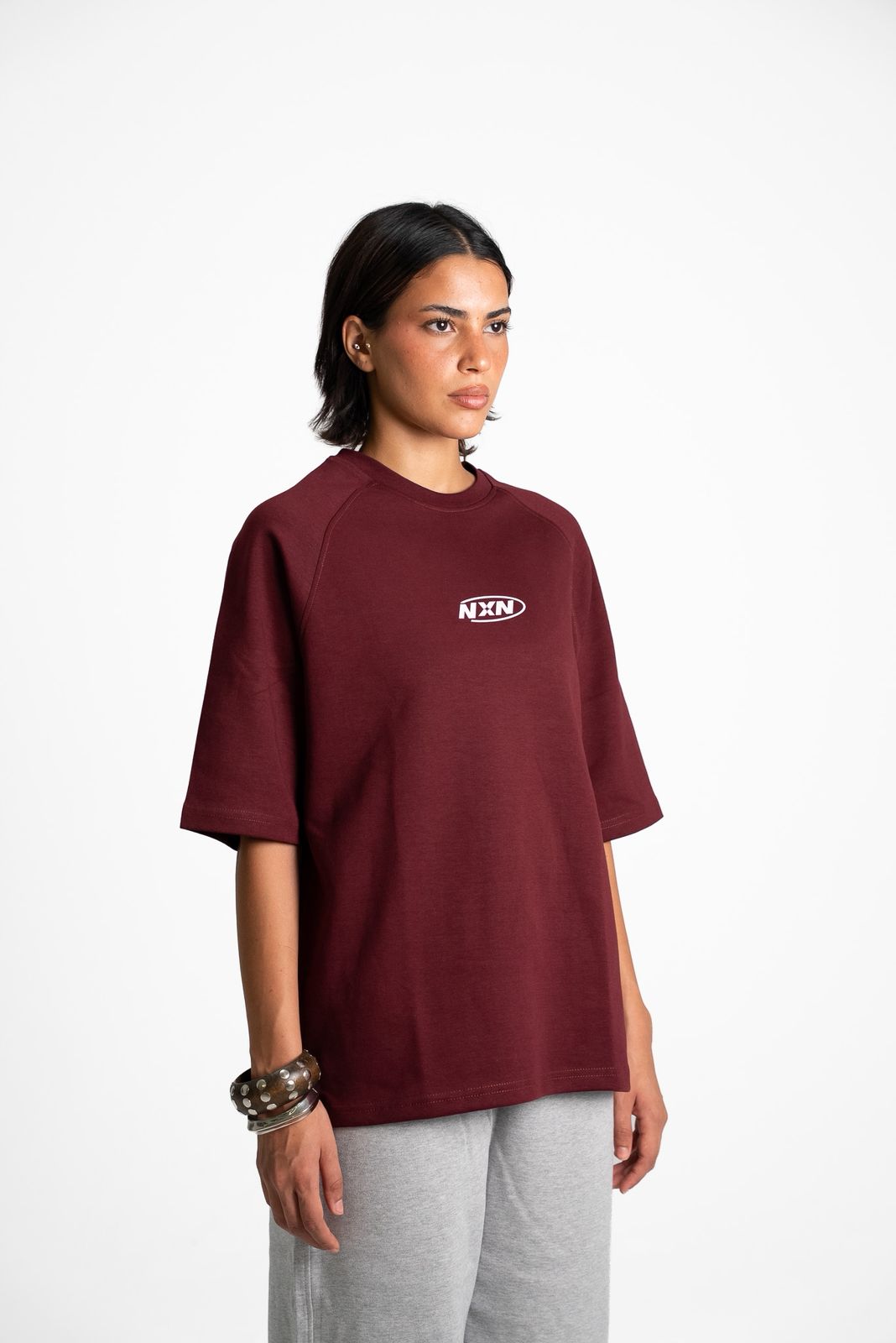 Noxen Burgandy Tee - view 4